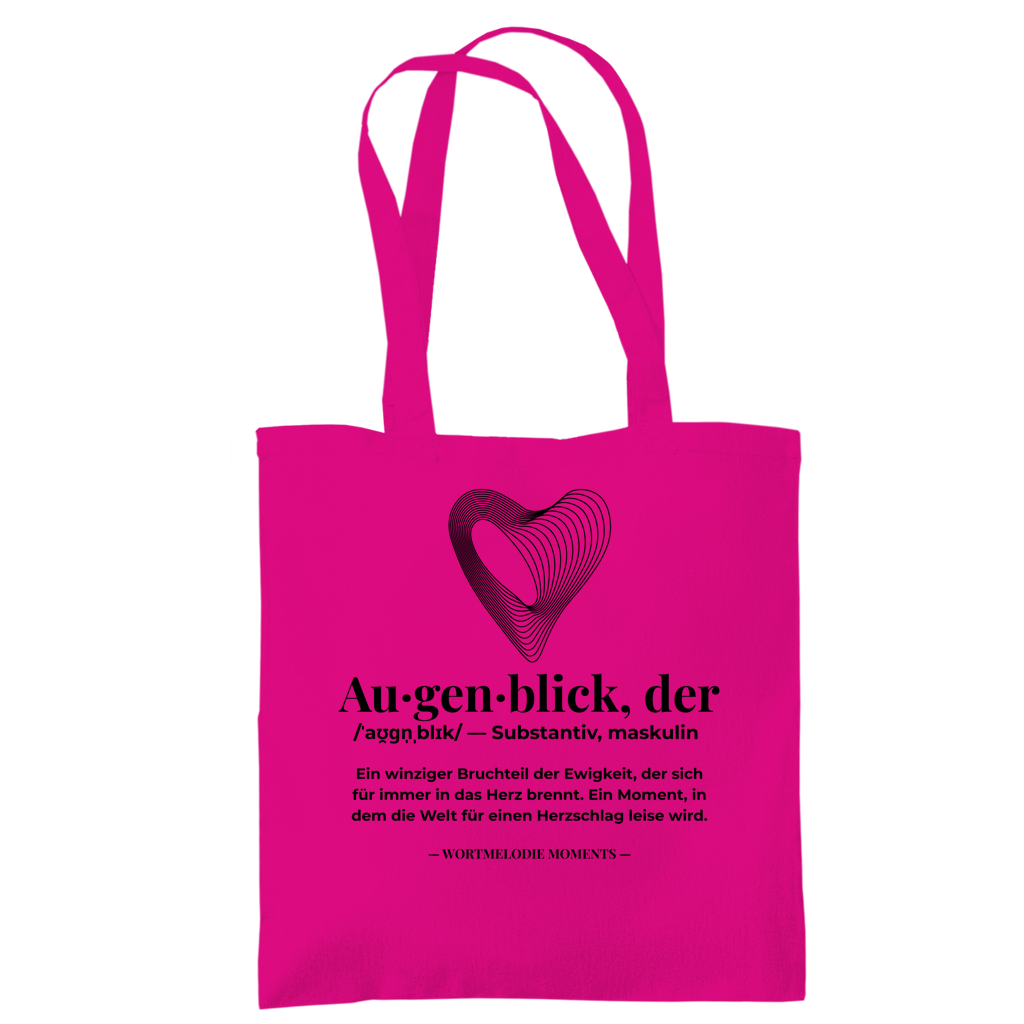 Tragetasche Augenblick - Wortmelodie Moments