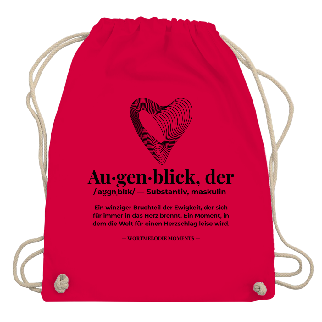 Turnbeutel Augenblick - Wortmelodie Moments