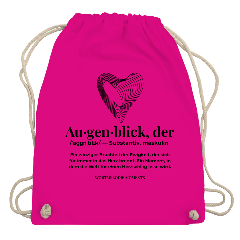 Turnbeutel Augenblick - Wortmelodie Moments