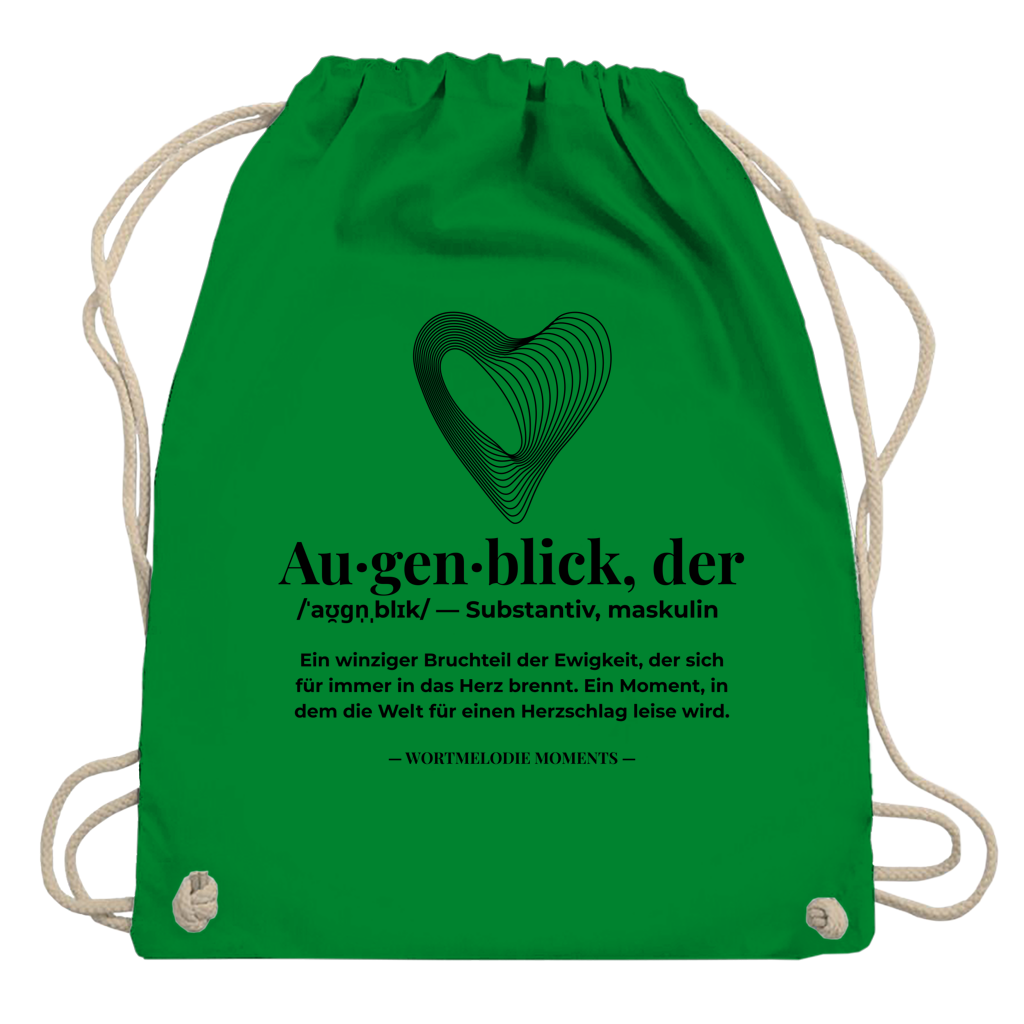 Turnbeutel Augenblick - Wortmelodie Moments