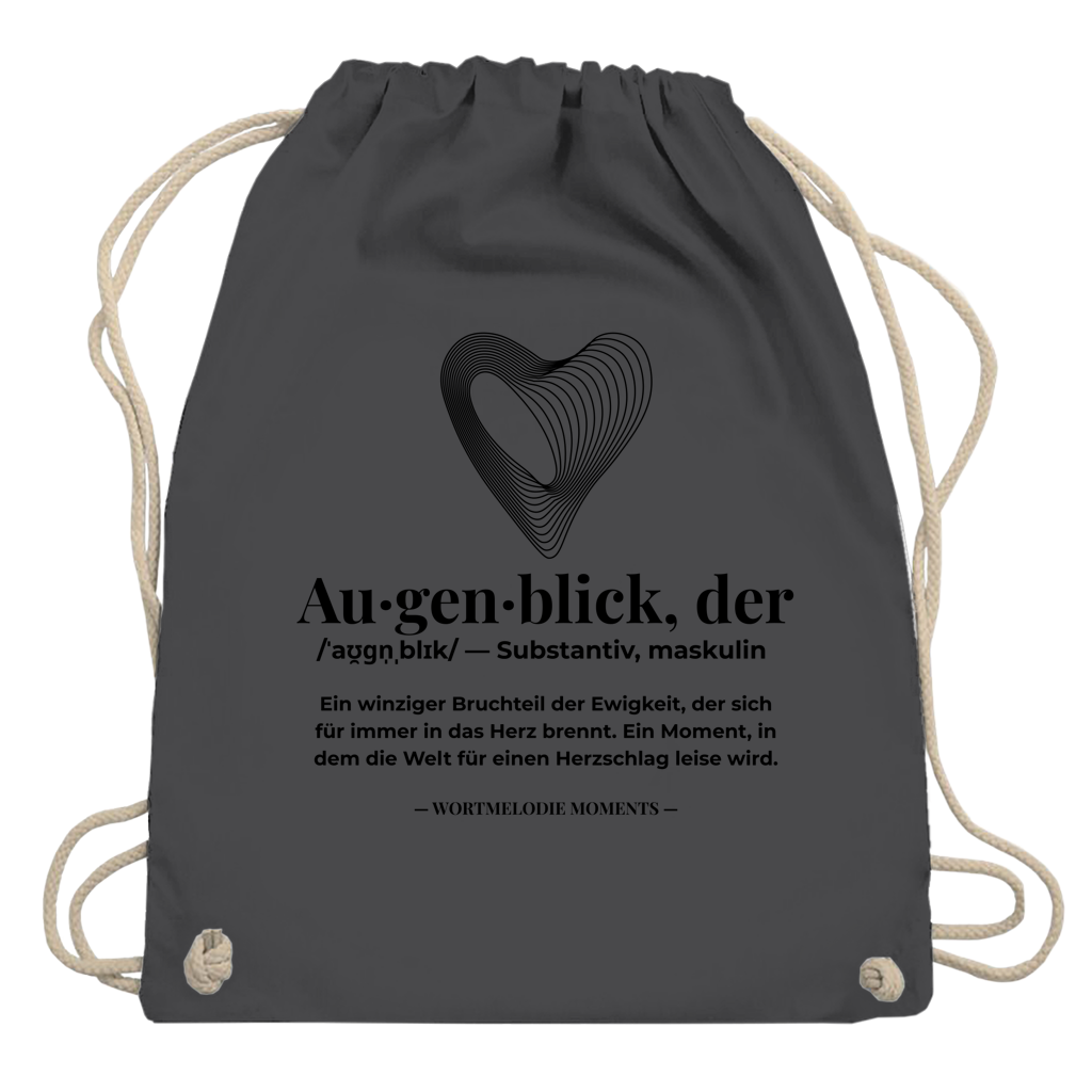 Turnbeutel Augenblick - Wortmelodie Moments