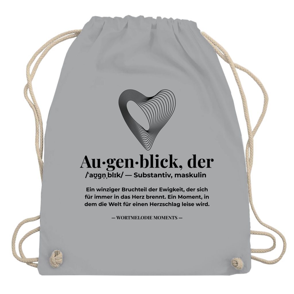 Turnbeutel Augenblick - Wortmelodie Moments