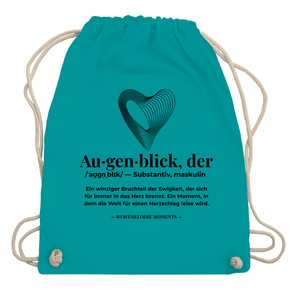 Turnbeutel Augenblick - Wortmelodie Moments