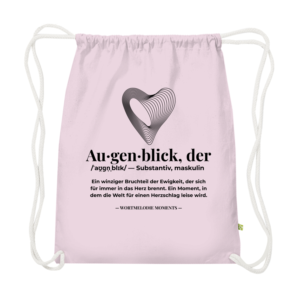 Premium Bio Turnbeutel Augenblick - Wortmelodie Moments