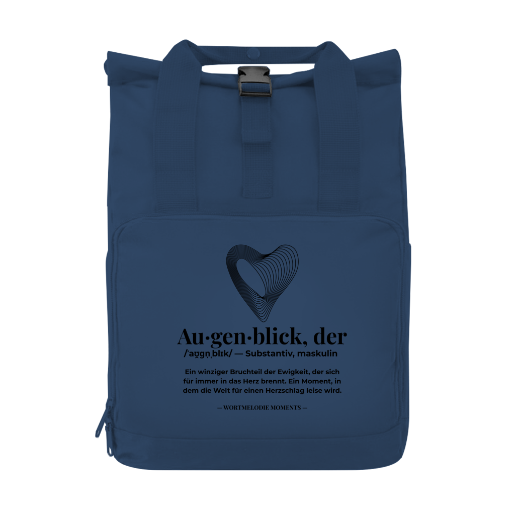 Rucksack mit Seitentasche Augenblick - Wortmelodie Moments
