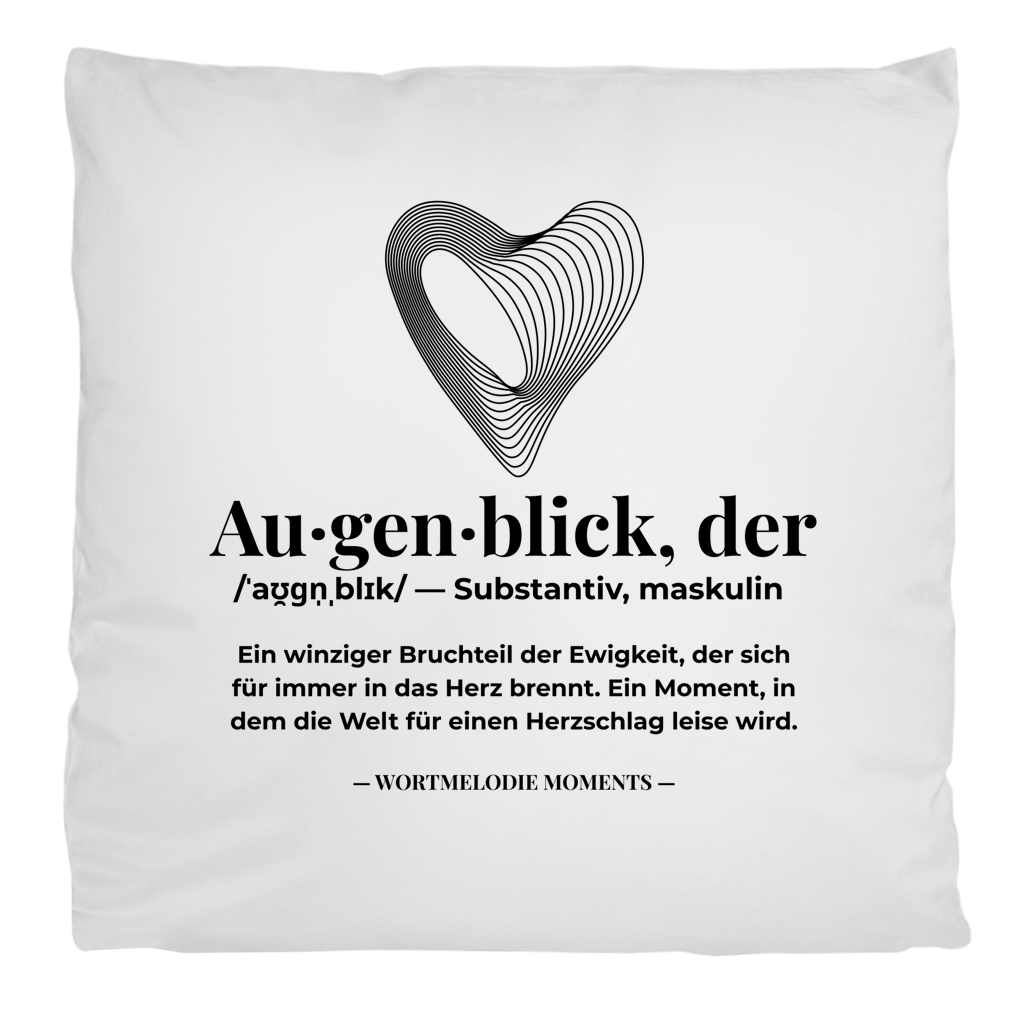 Kopfkissens flauschig Augenblick mit individuellem Druck