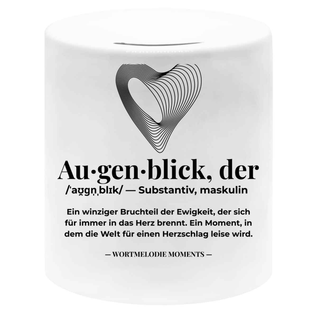 Spardose „Augenblick“