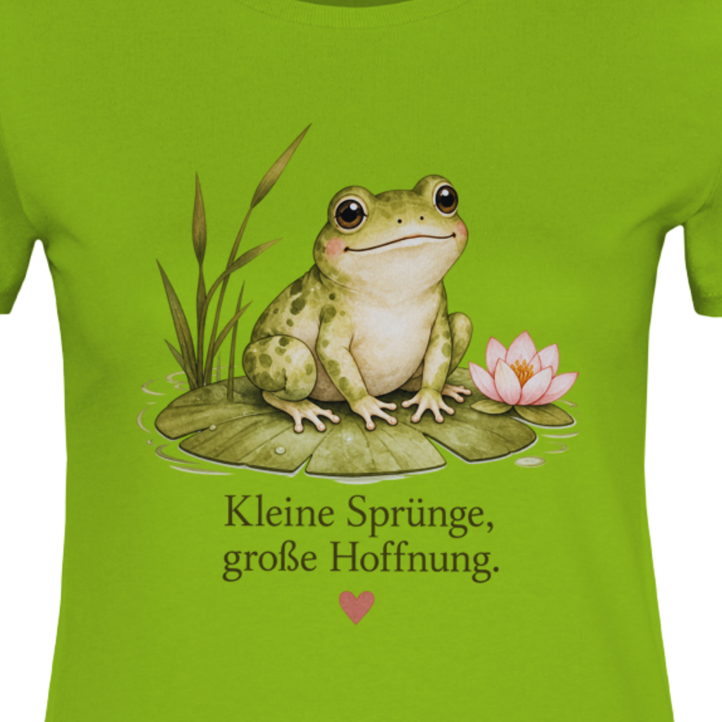 Kleine Sprünge, große Hoffnung Frosch 