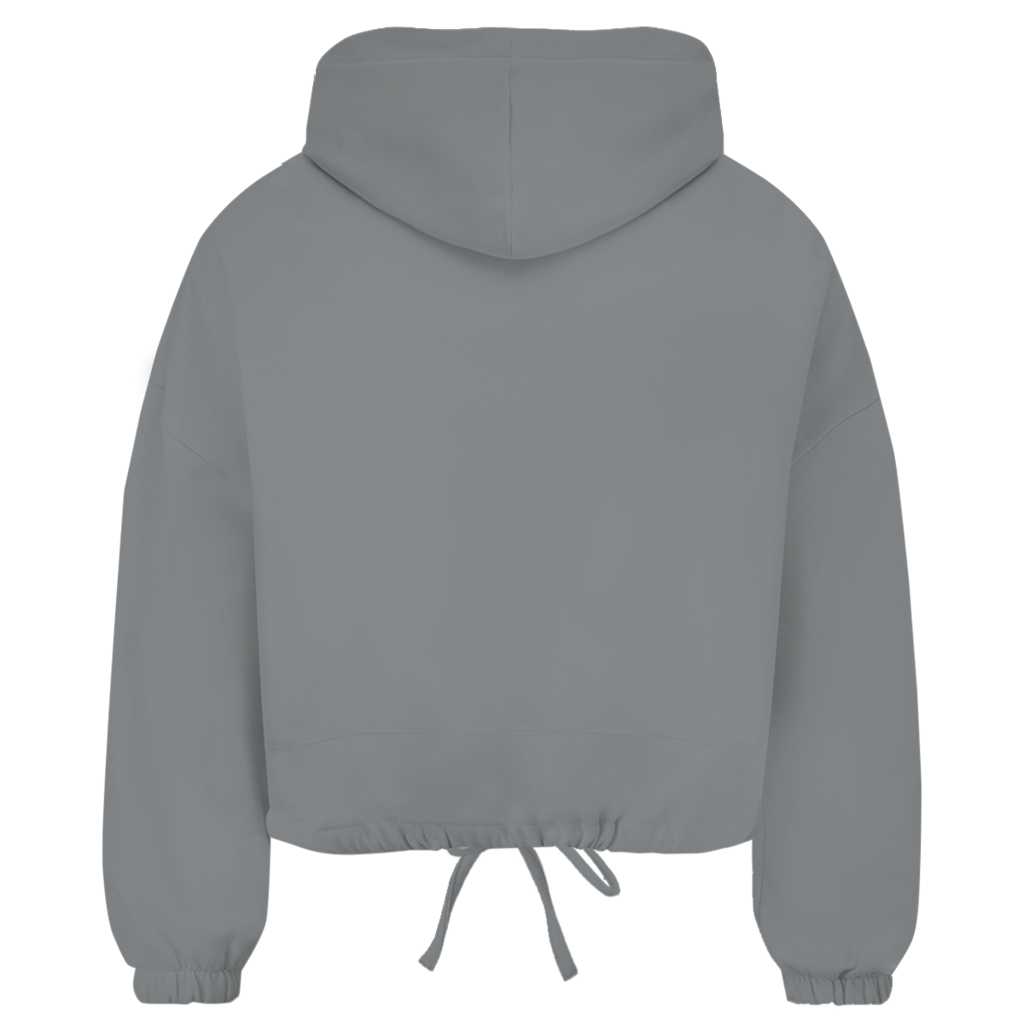 Damen Cropped Oversize Hoodie „UNARTIG steht mir“ – Lässiger Style mit Wohlfühlfaktor