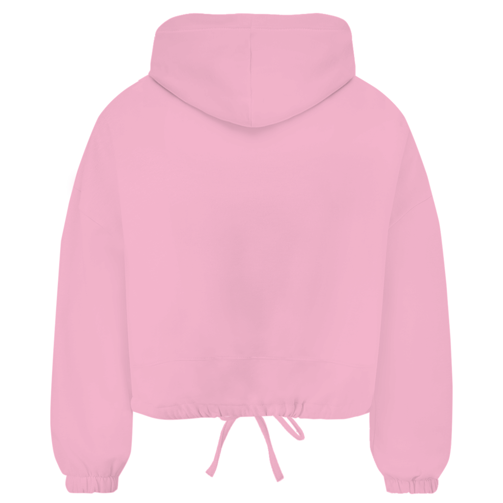 Damen Cropped Oversize Hoodie „UNARTIG steht mir“ – Lässiger Style mit Wohlfühlfaktor