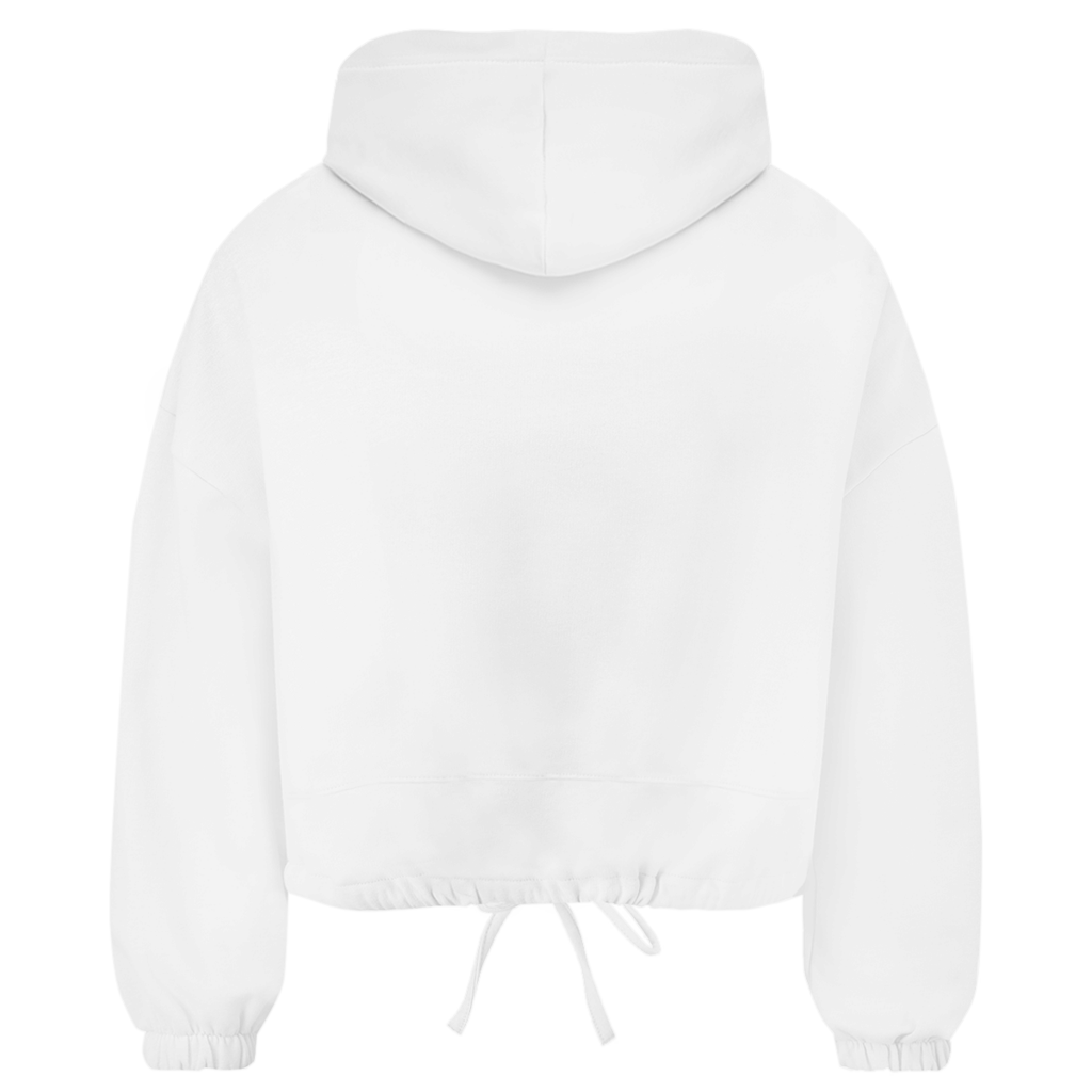 Damen Cropped Oversize Hoodie „UNARTIG steht mir“ – Lässiger Style mit Wohlfühlfaktor
