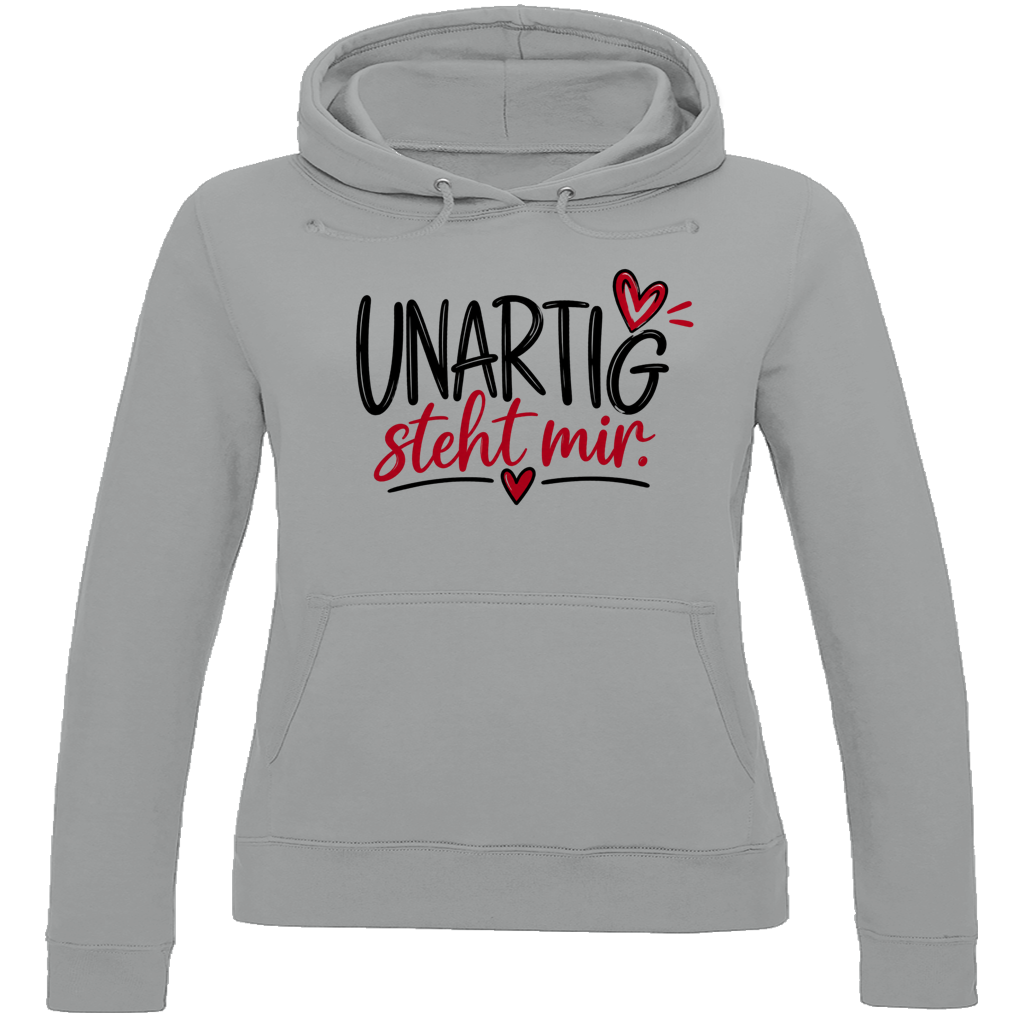 Damen Hoodie „UNARTIG steht mir“ – Kuscheliger Komfort für jeden Tag