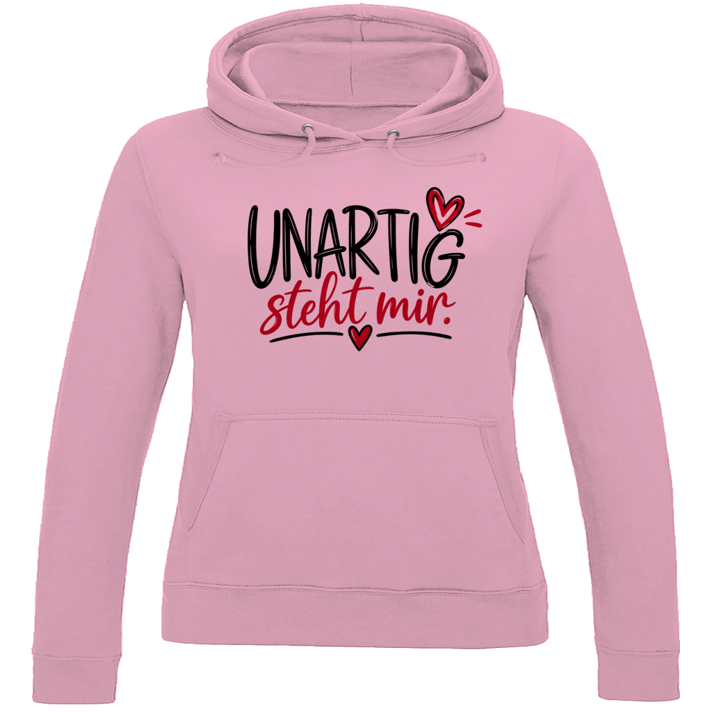Damen Hoodie „UNARTIG steht mir“ – Kuscheliger Komfort für jeden Tag