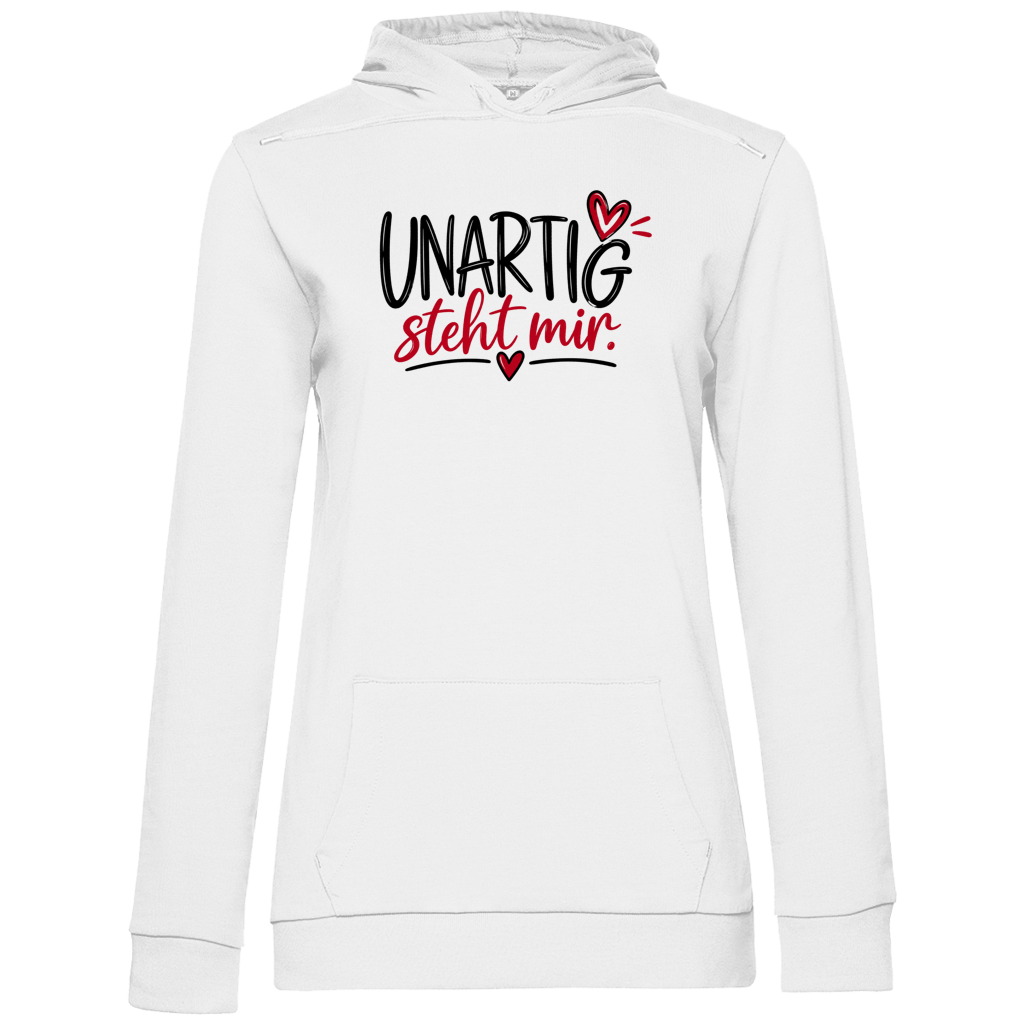 Damen Promo Hoodie „UNARTIG steht mir“ – Dein kuscheliger Begleiter mit Charakter