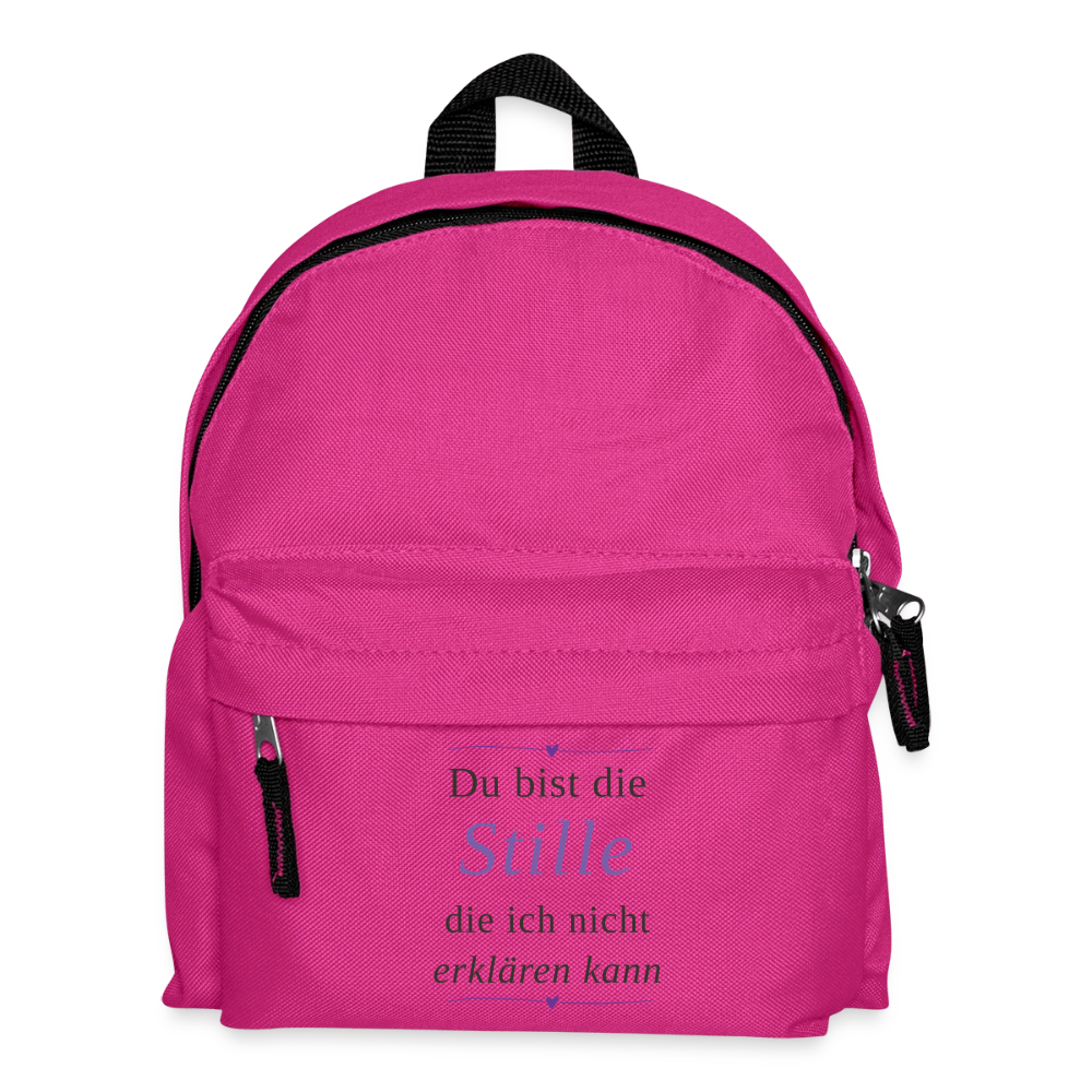 Kinder Rucksack – „Du bist die Stille, die ich nicht erklären kann" | Wortmelodie Moments
