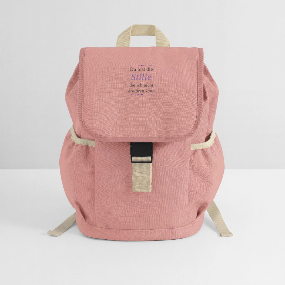 Kinder Recycelter Rucksack - Altrosa