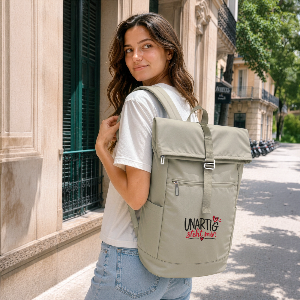 Laptop-Rucksack - Sandbeige
