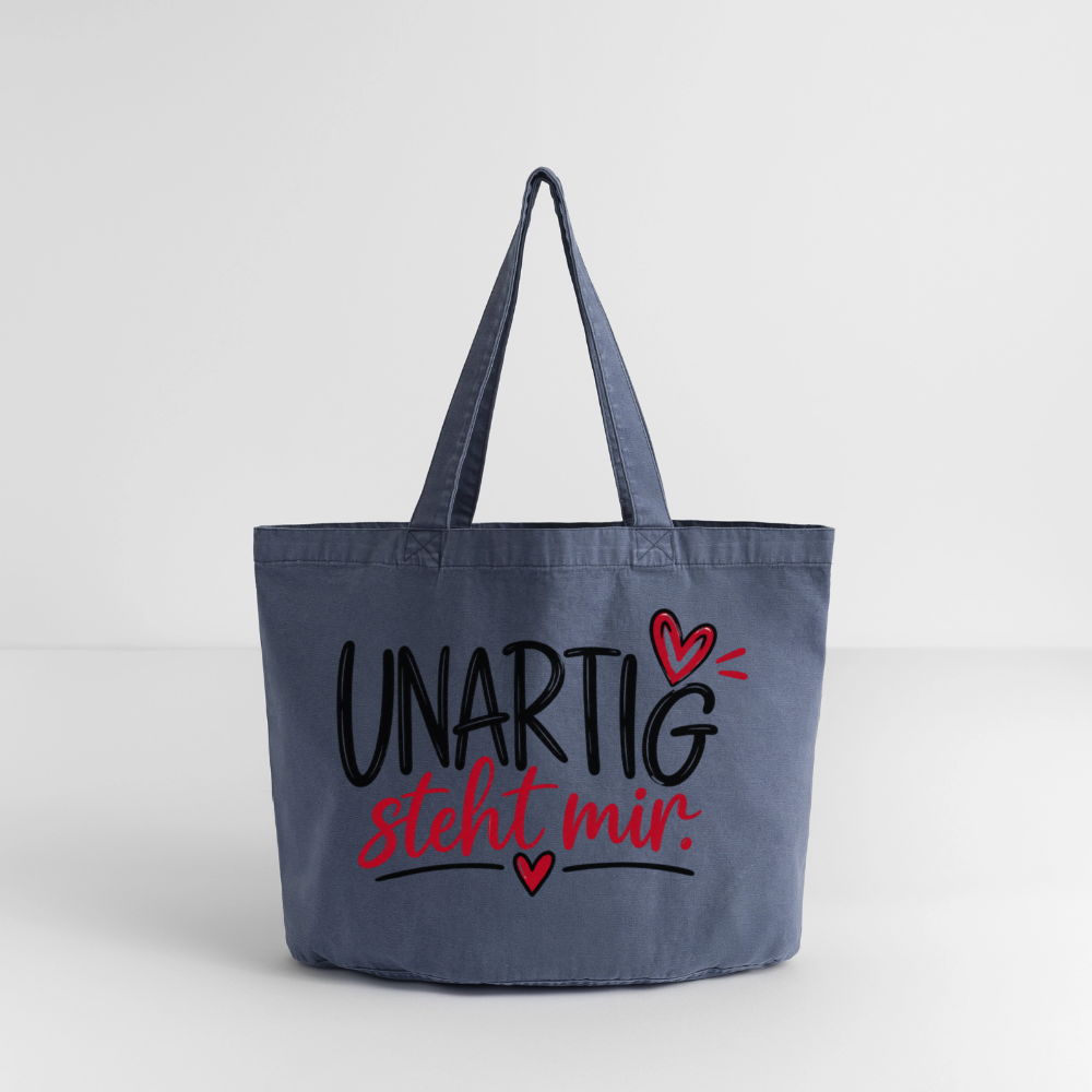 Vintage-Washed Shopper - Vintage Denim