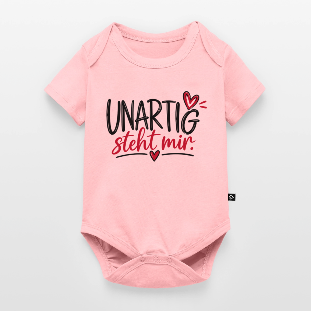 Baby Bio-Kurzarm-Body - Rosa