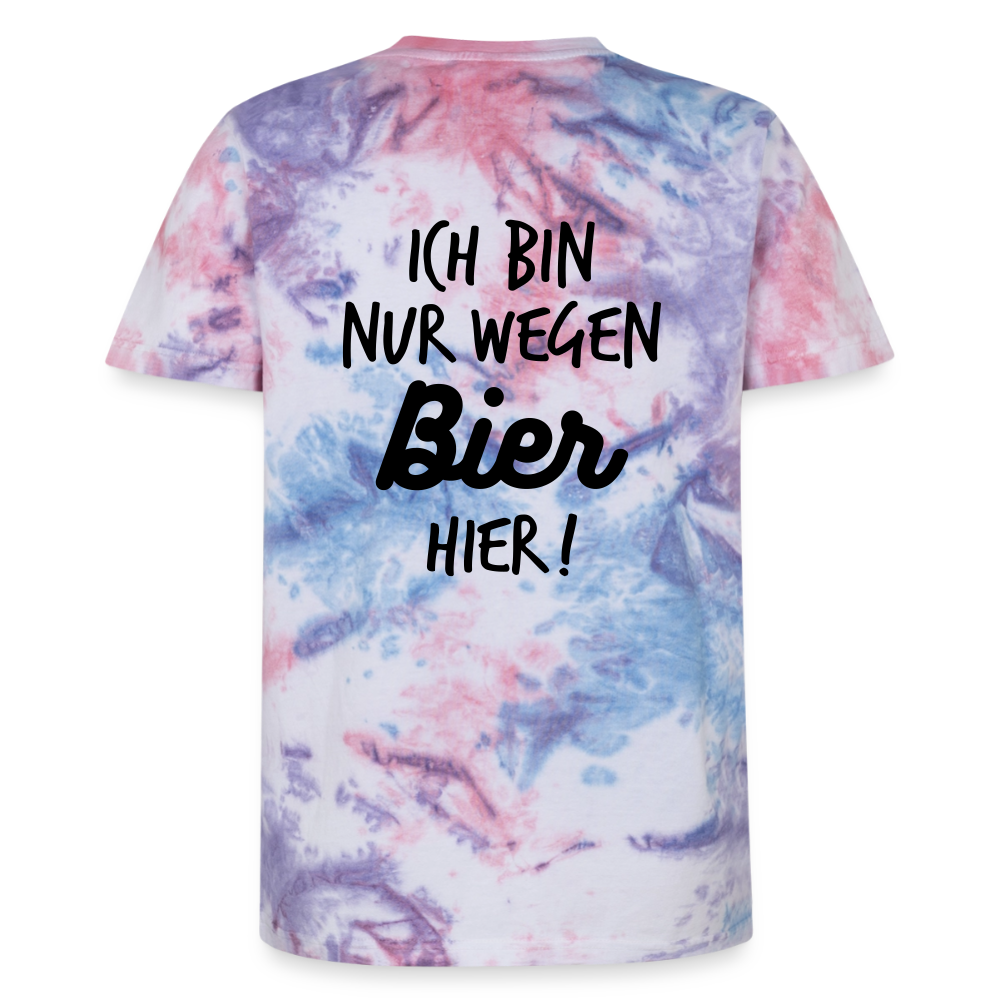 ICH BIN NUR WEGEN Bier HIER - Pink/Lila/Blau