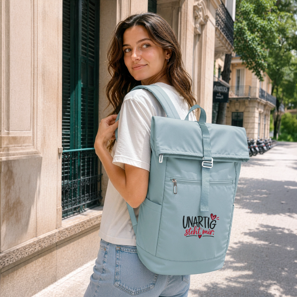 Laptop-Rucksack - Eisblau