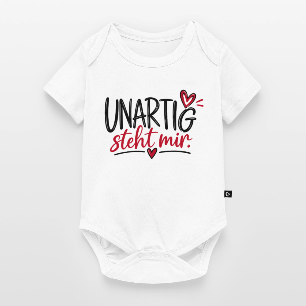 Baby Bio-Kurzarm-Body - Weiß