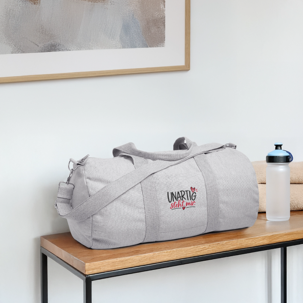 Recycelte Canvas-Sporttasche von Stanley/Stella - Grau meliert