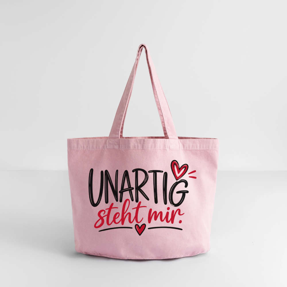 Vintage-Washed Shopper - Vintage Rosa