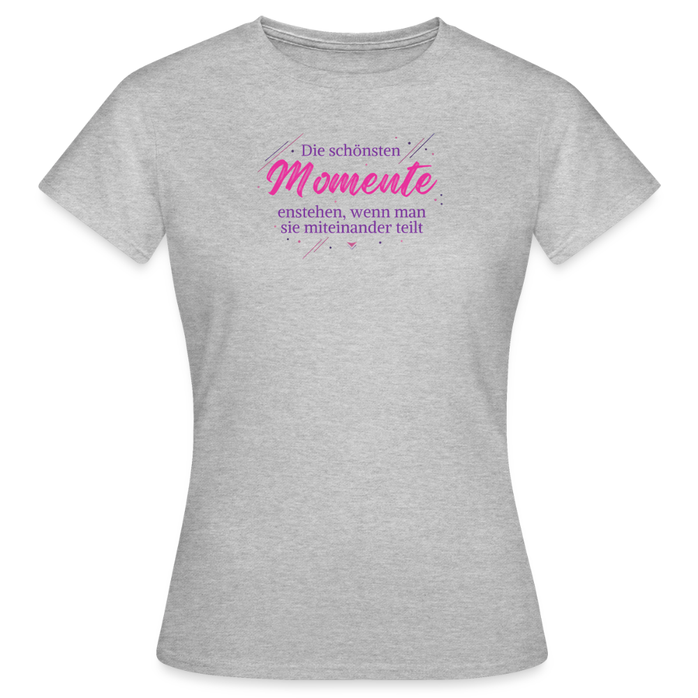 Frauen T-Shirt - Grau meliert