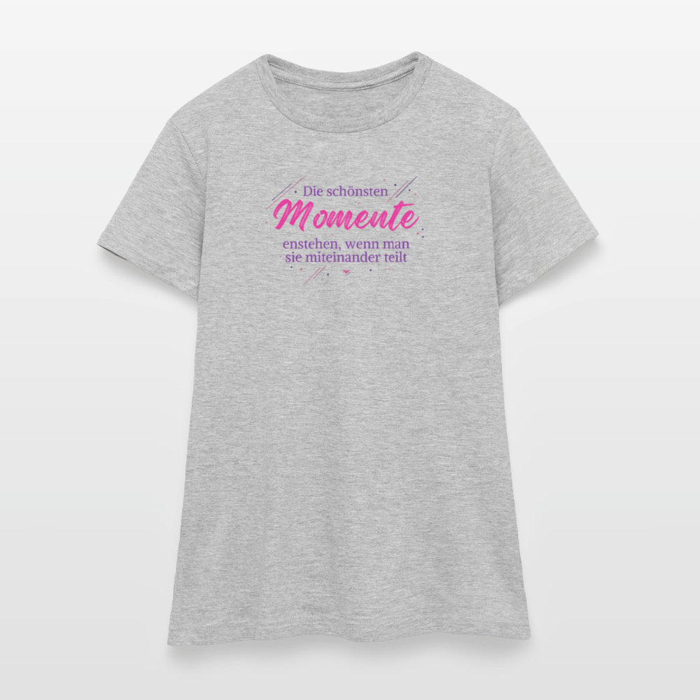 Frauen T-Shirt - Grau meliert