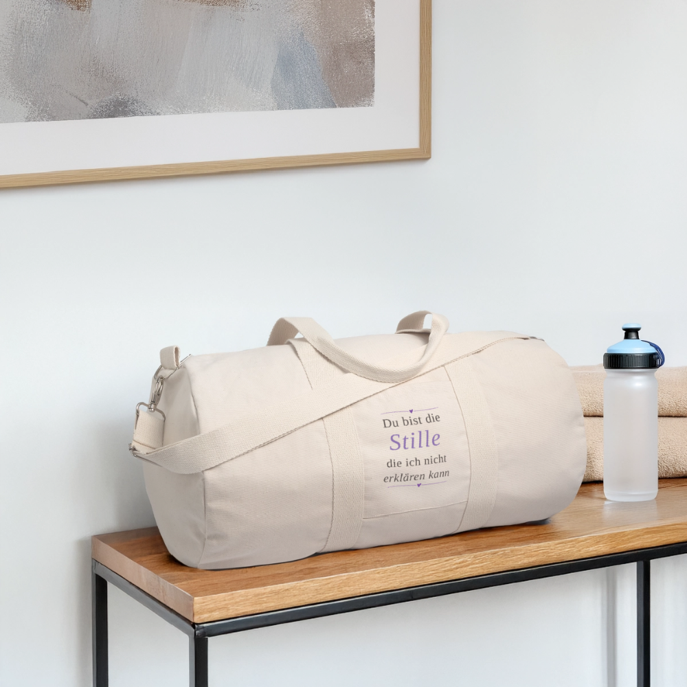Recycelte Canvas-Sporttasche von Stanley/Stella - Naturweiß