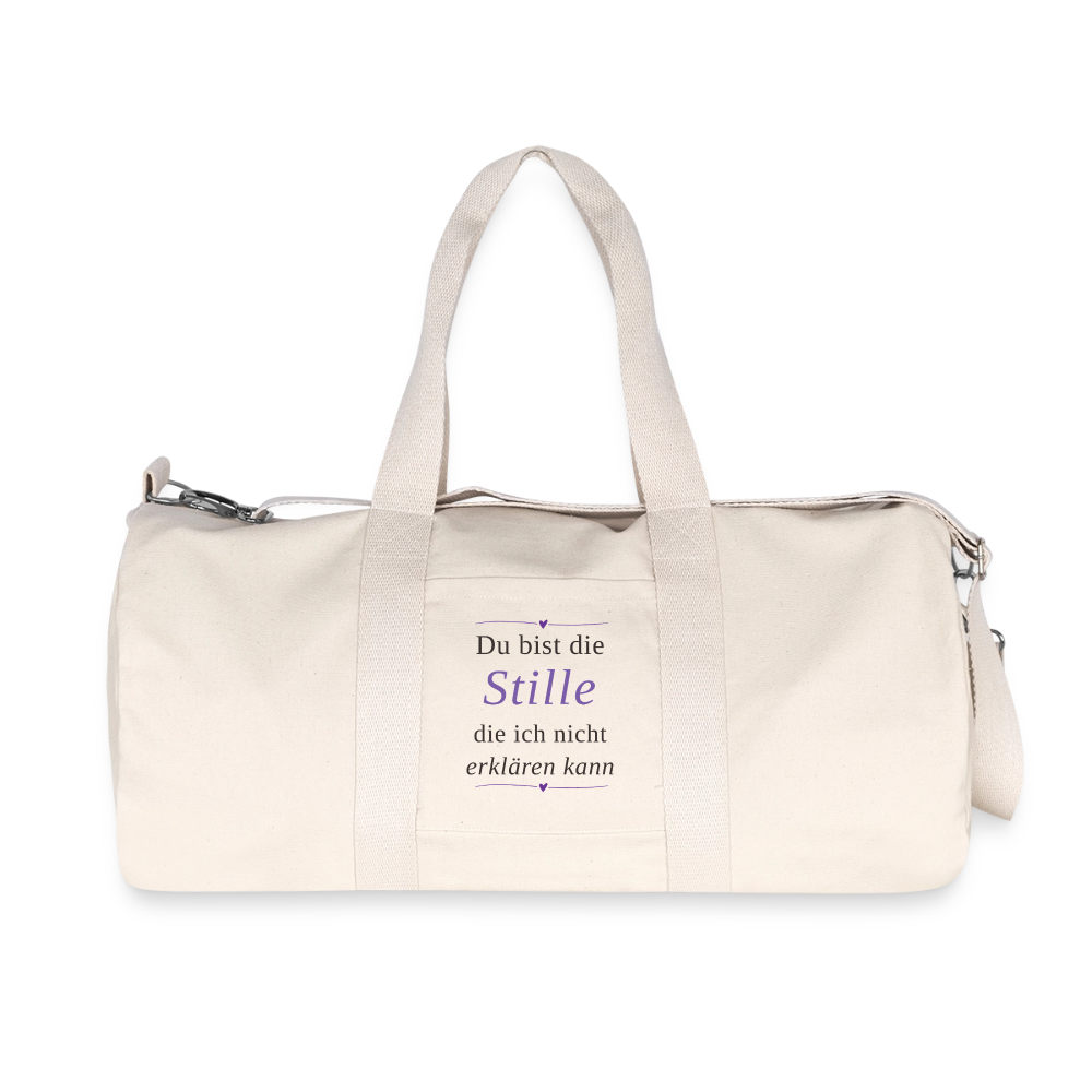 Recycelte Canvas-Sporttasche von Stanley/Stella - Naturweiß