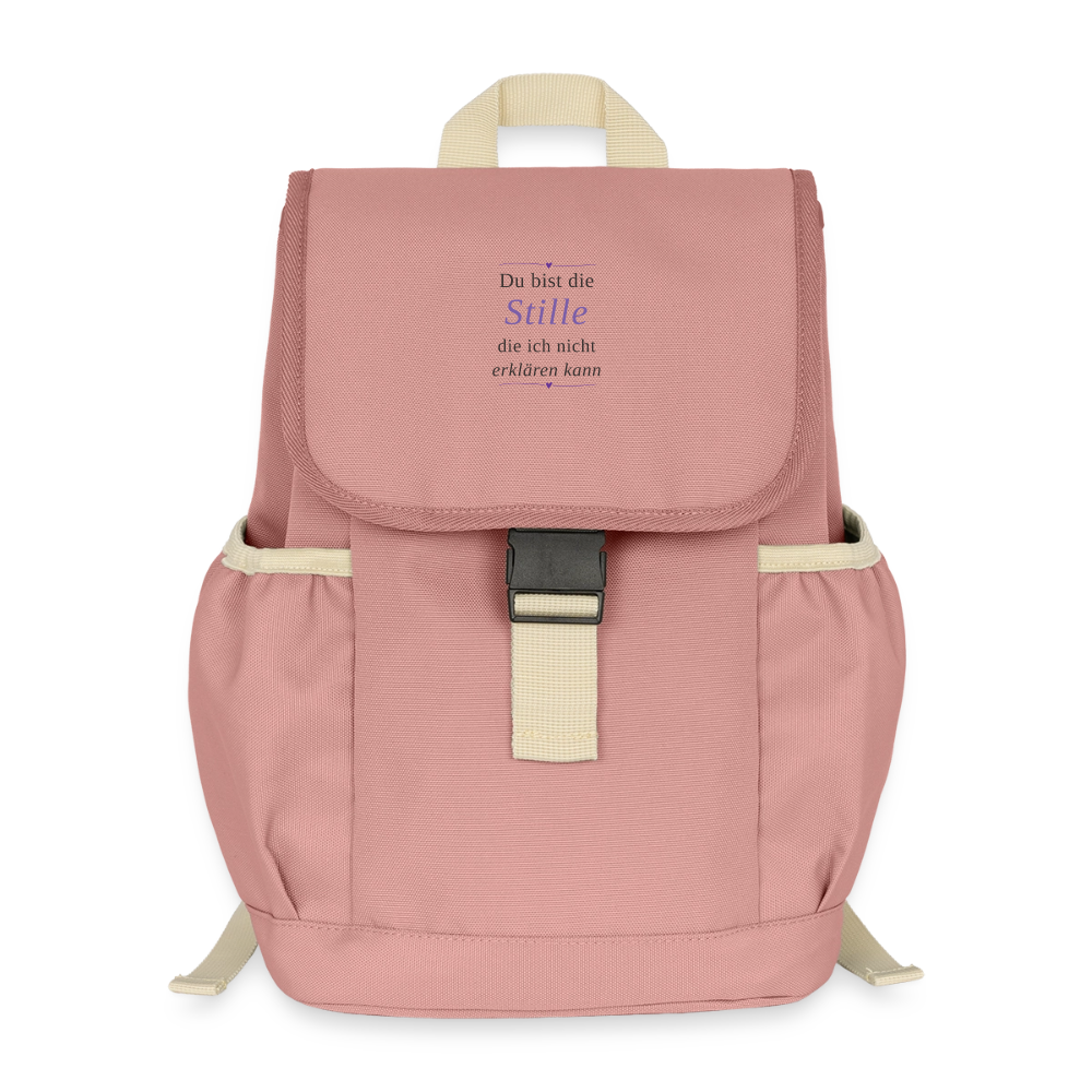Kinder Recycelter Rucksack – „Du bist die Stille, die ich nicht erklären kann" | Wortmelodie Moments