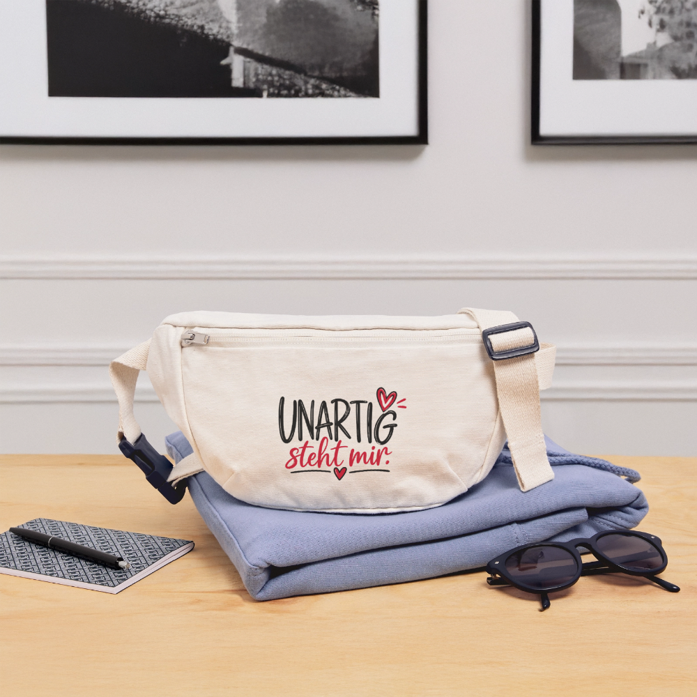Stanley/Stella recycelte Gürteltasche - Naturweiß