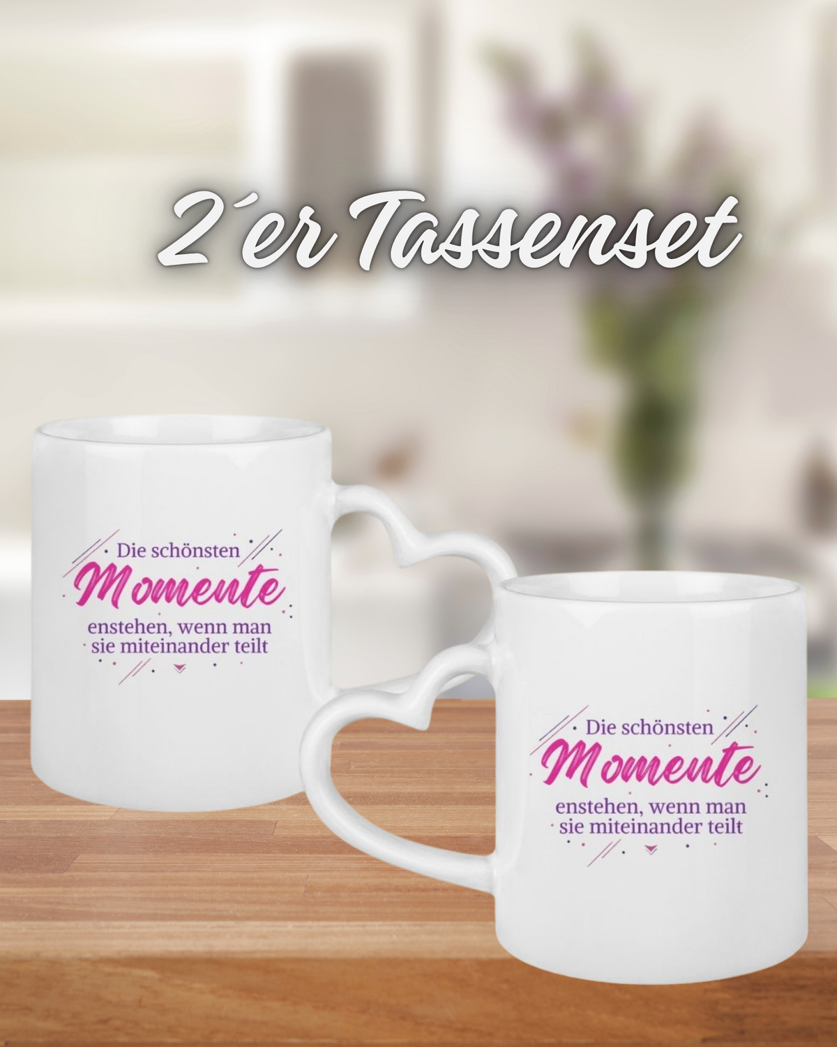 Tassenset Manche Momente schmecken