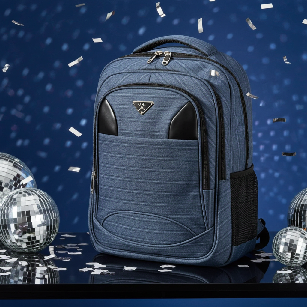Allrounder Rucksack Blau Meliert – Dein idealer Begleiter für jeden Tag