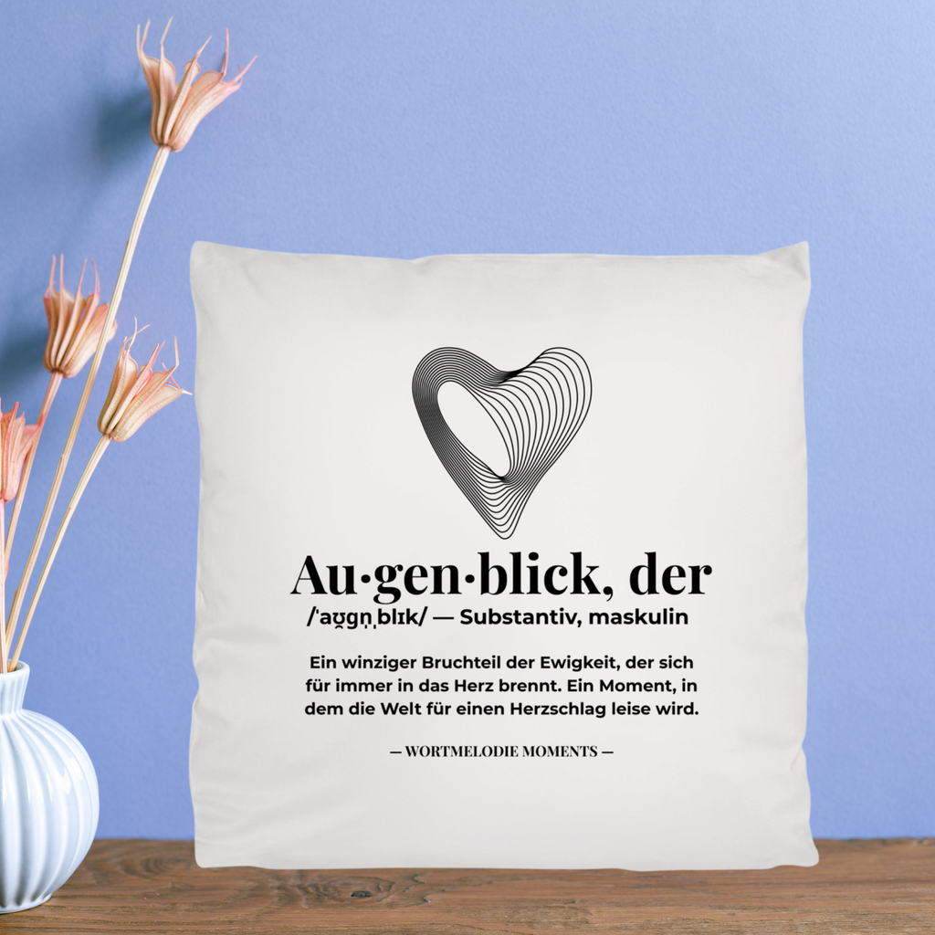 Kopfkissens flauschig Augenblick mit individuellem Druck