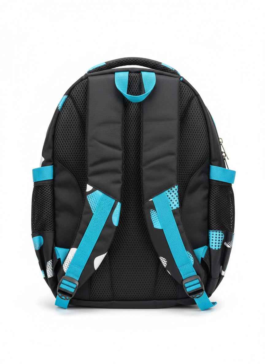 Sport-Rucksack Blau-Schwarz – Sportlicher Daypack mit ergonomischem Rücken | Wortmelodie Moments