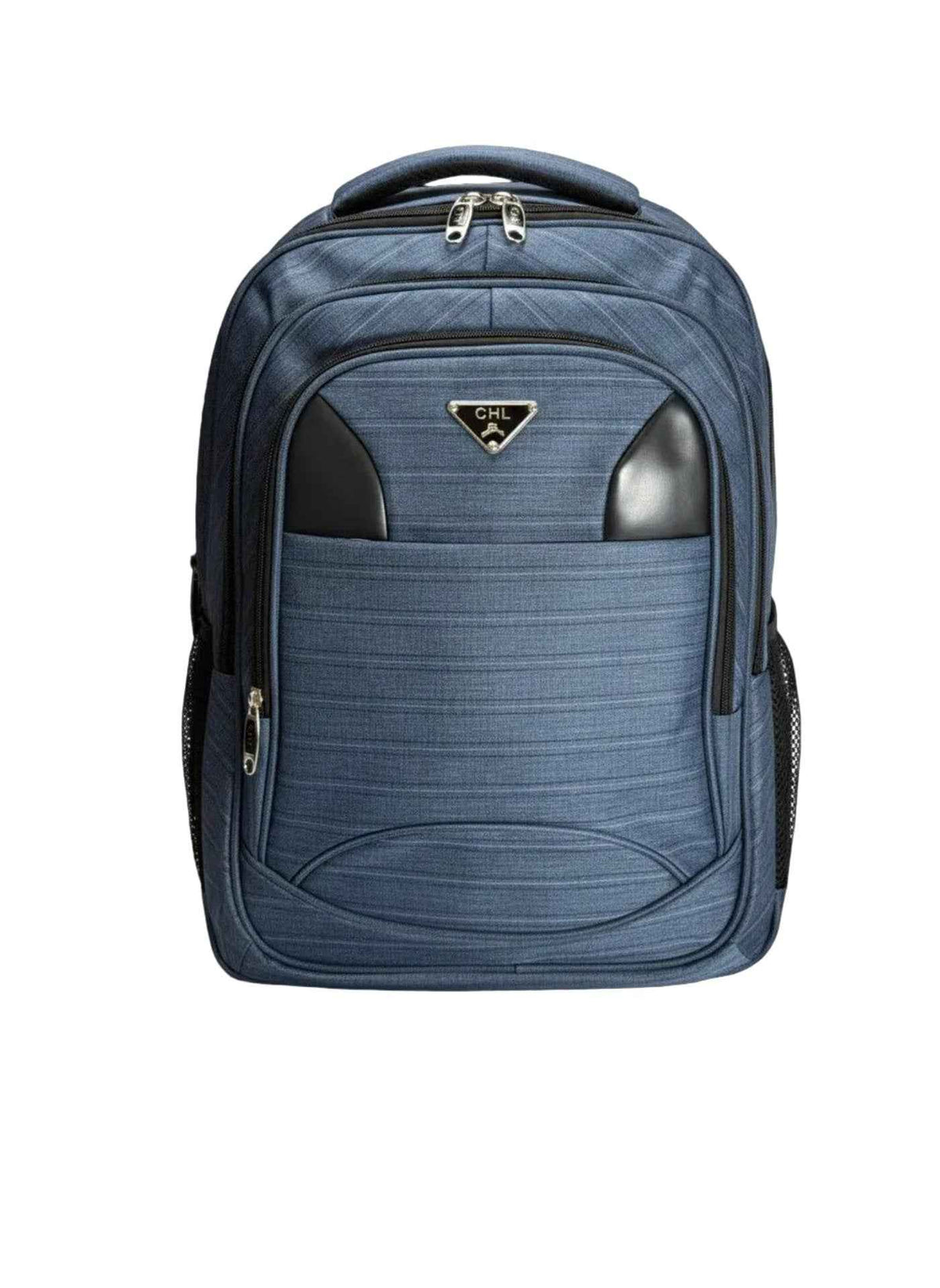 Allrounder-Rucksack Blau Meliert – Vielseitiger Daypack mit ergonomischem Rücken | Wortmelodie Moments